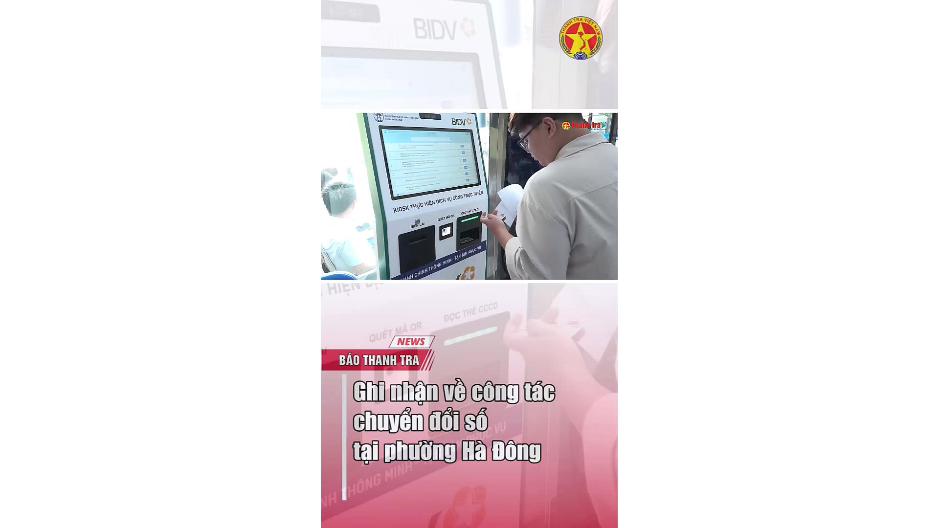 Ghi nhận về chuyển đổi số tại Hà Đông, Hà Nội